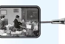 Intiem Oude foto van klaslokaal basisschool